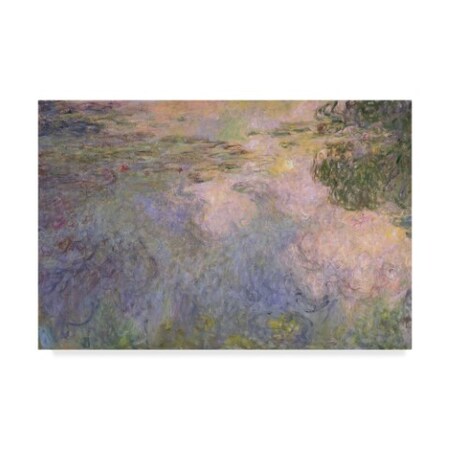 Trademark Fine Art Claude Monet 'The Waterlily Pond' Canvas Art, 16x24 BL01900-C1624GG